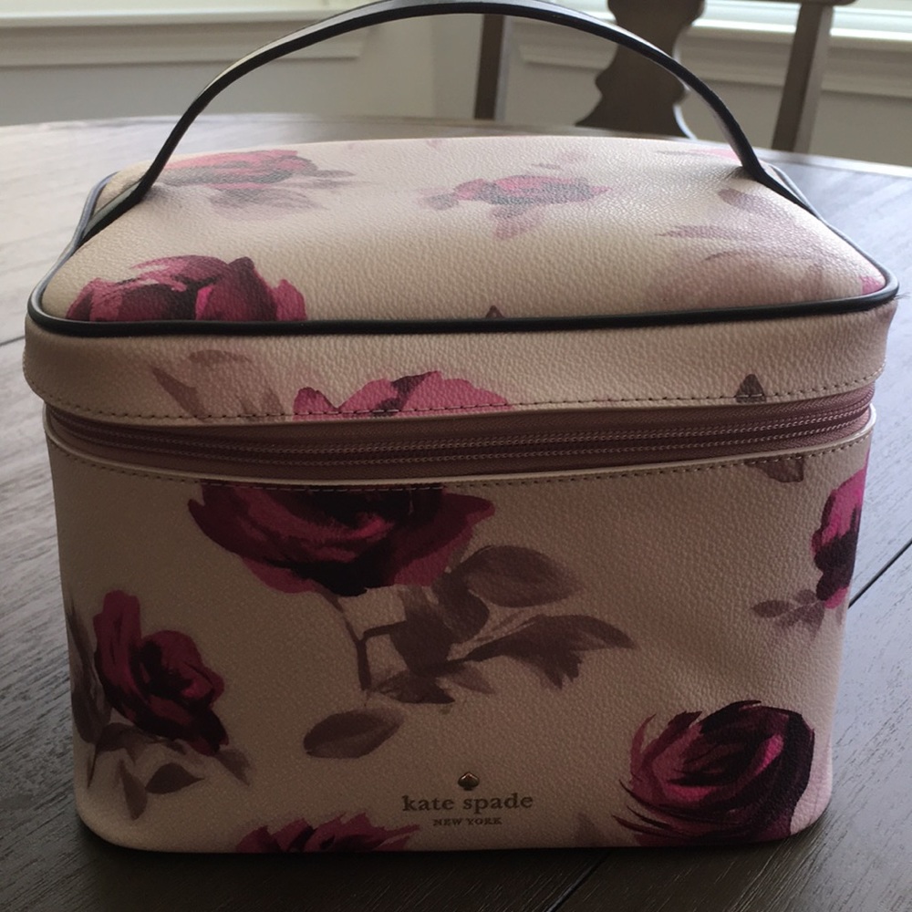 Kate Spade Cosmetics Case/Kate Spade mirror!